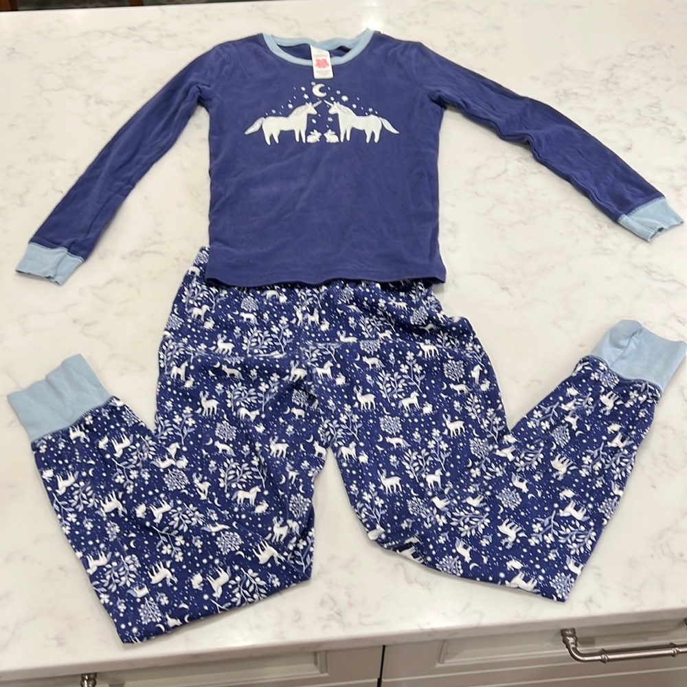 Girls size 10 mini Boden PJs
